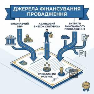 Джерела фінансування виконавчого провадження та порядок стягнення виконавчого збору 2026