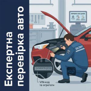 Експерт перевіряє VIN-код автомобіля перед реєстрацією