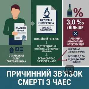 Експертиза документів для встановлення причинного зв'язку смерті з наслідками ЧАЕС.