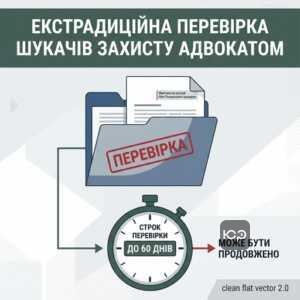 Екстрадиційна перевірка шукачів захисту адвокатом в Україні