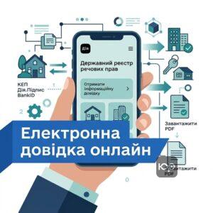 Електронна інформаційна довідка з реєстру речових прав онлайн