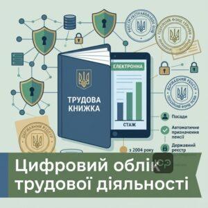 Електронна трудова книжка та облік стажу в реєстрі ПФУ