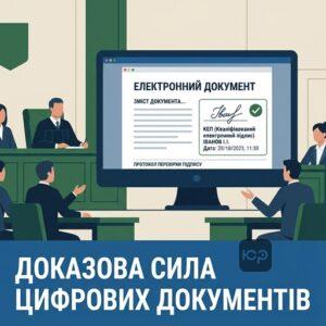 Електронні документи як докази в українському суді.
