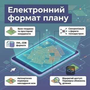 Електронний формат містобудівної документації та бази геоданих
