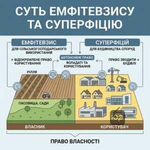 Емфітевзис та суперфіцій як речові права на землю в Україні
