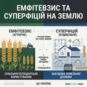 Юридична природа емфітевзису та суперфіцію як речових прав на землю