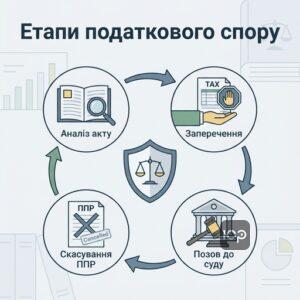 Етапи роботи адвоката при оскарженні податкових повідомлень-рішень