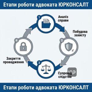 Етапи роботи адвоката по шахрайству в Києві