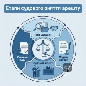 Судовий порядок зняття арешту з майна та рахунків за допомогою адвоката