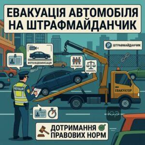 Законна евакуація авто після затримання водія ТЦК