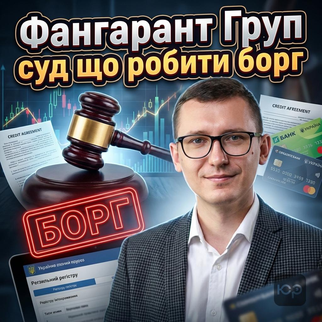 Фангарант Груп подали до суду: як захиститися та зменшити борг