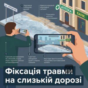 Покрокова інструкція як зафіксувати факт отримання компенсації за травму при падінні