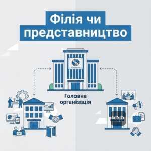філія громадської організації та представництво різниця