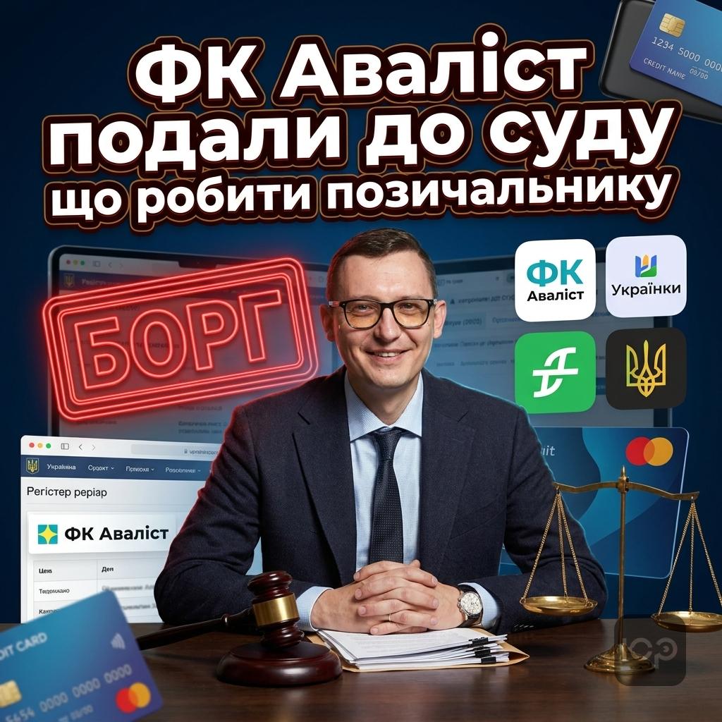 Що робити якщо ФК Аваліст подала до суду: поради адвоката
