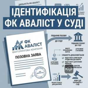 ФК Аваліст подали до суду інформація про компанію та ЄДРПОУ