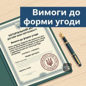 Нотаріальне посвідчення договору міни нерухомості в Україні