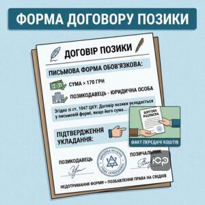 Вимоги до письмової форми договору позики та роль розписки