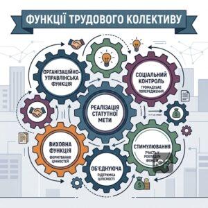 Функції трудового колективу в управлінні підприємством та соціальний контроль