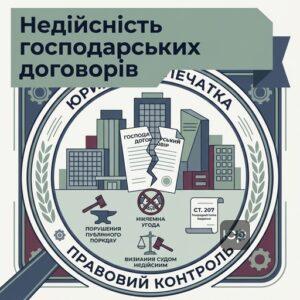 Визнання господарського договору недійсним через порушення публічного порядку