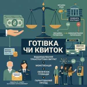 Пільги на проїзд у готівковій формі та рішення місцевої влади
