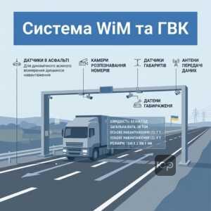 Габаритно-ваговий контроль вантажівок системою WiM