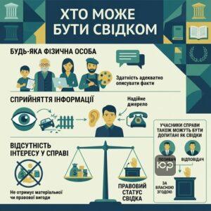 Хто може бути свідком у цивільному процесі в Україні
