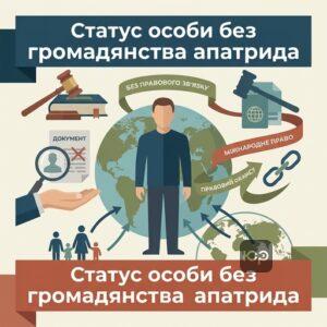 Визначення статусу особи без громадянства апатрида в Україні за законом