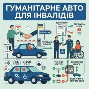Авто як гуманітарна допомога для інвалідів умови ввезення