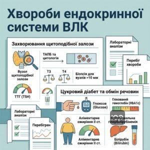 Хвороби ендокринної системи які розглядає військово-лікарська комісія за статтею 13 розкладу хвороб