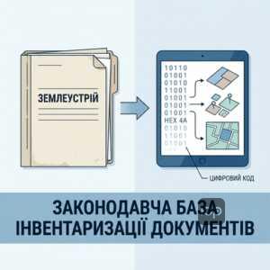 Інвентаризація документації із землеустрою згідно з Постановою 948