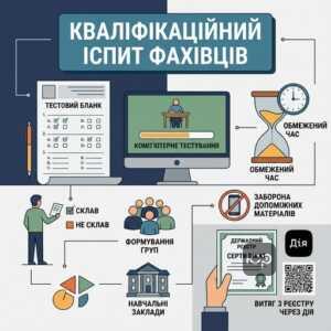 Проведення кваліфікаційного іспиту для землевпорядників тестування та правила комісії