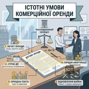 Существенные условия договора аренды нежилого помещения ст 284 ХК