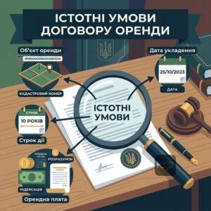 визнання договору оренди землі недійсним через відсутність істотних умов