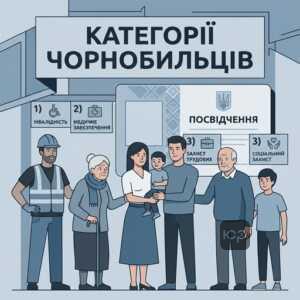 Категорії осіб, які мають право отримати посвідчення чорнобильця та відповідний статус