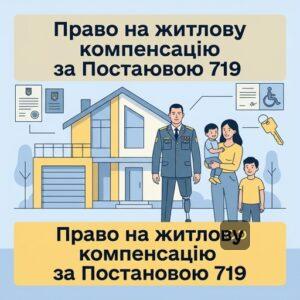 Хто має право на грошову компенсацію на житло за Постановою 719 для ветеранів та сімей загиблих захисників