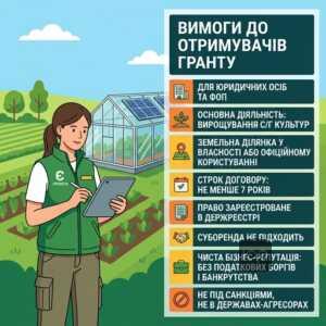 Хто може отримати грант на теплицю єРобота
