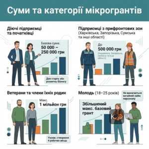 Хто може отримати мікрогрант на власну справу та ліміти фінансування