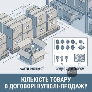 Визначення кількості товару в договорі купівлі-продажу за Цивільним кодексом України