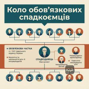 Круг лиц, которые имеют право на обязательную долю в наследстве в соответствии с законодательством Украины