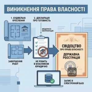 Коли виникає право власності на новозбудований будинок за законом