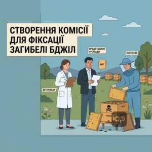 комісія з встановлення факту отруєння бджіл алгоритм дій