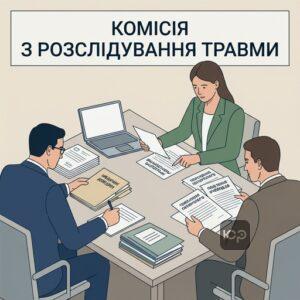Процедура створення комісії для розслідування невиробничої травми