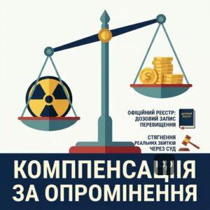 Юридичний процес відшкодування шкоди та отримання компенсації за перевищення лімітів доз опромінення через суд