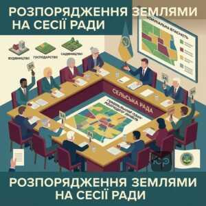 Компетенція сільської ради у земельних питаннях щодо розпорядження комунальною власністю