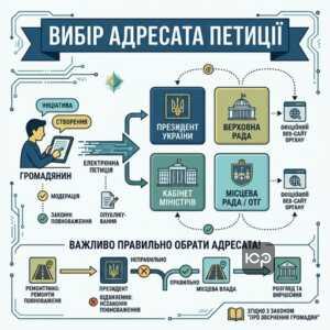Кому подавати електронну петицію в Україні