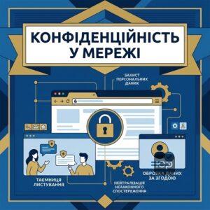 Конфіденційність та захист даних користувачів у мережі Інтернет