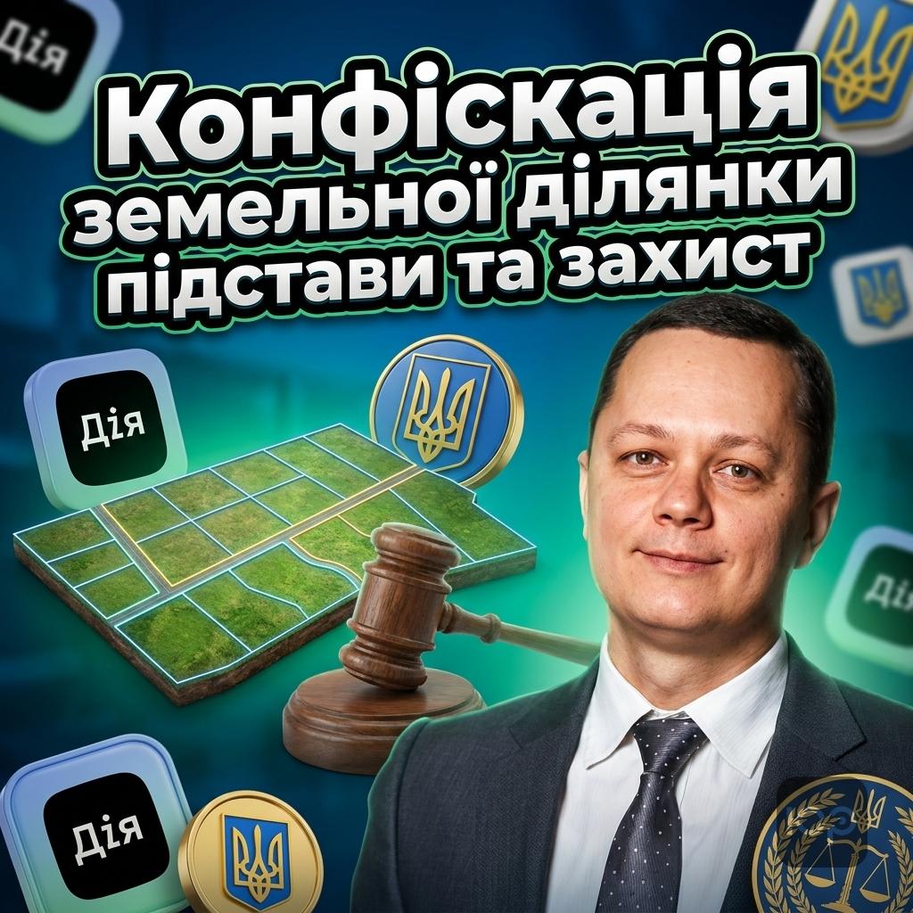 Конфіскація земельної ділянки: підстави, процедура та захист