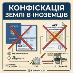 Конфіскація земельної ділянки у іноземців за статтею 145 ЗК України. ⚖️ ЮРКОНСАЛТ.