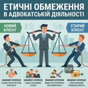 Конфлікт інтересів як підстава для відмови адвоката від надання допомоги