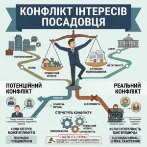 Реальний та потенційний конфлікт інтересів за статтею 172-7 КУпАП